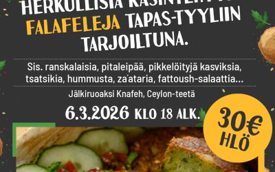 Falafel-ilta 6.3.2026