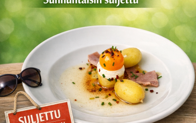 Olemme suljettuna sunnuntaisin alkaen 10.5.2026