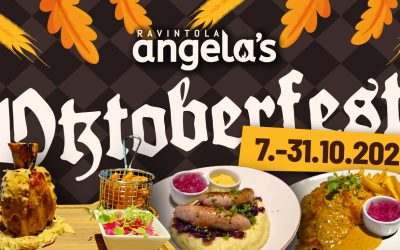 Oktoberfest Ravintola Angelassa 7.-31.10.26